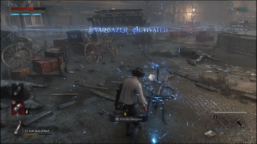 Image shows P activating a Stargazer in Lies of P