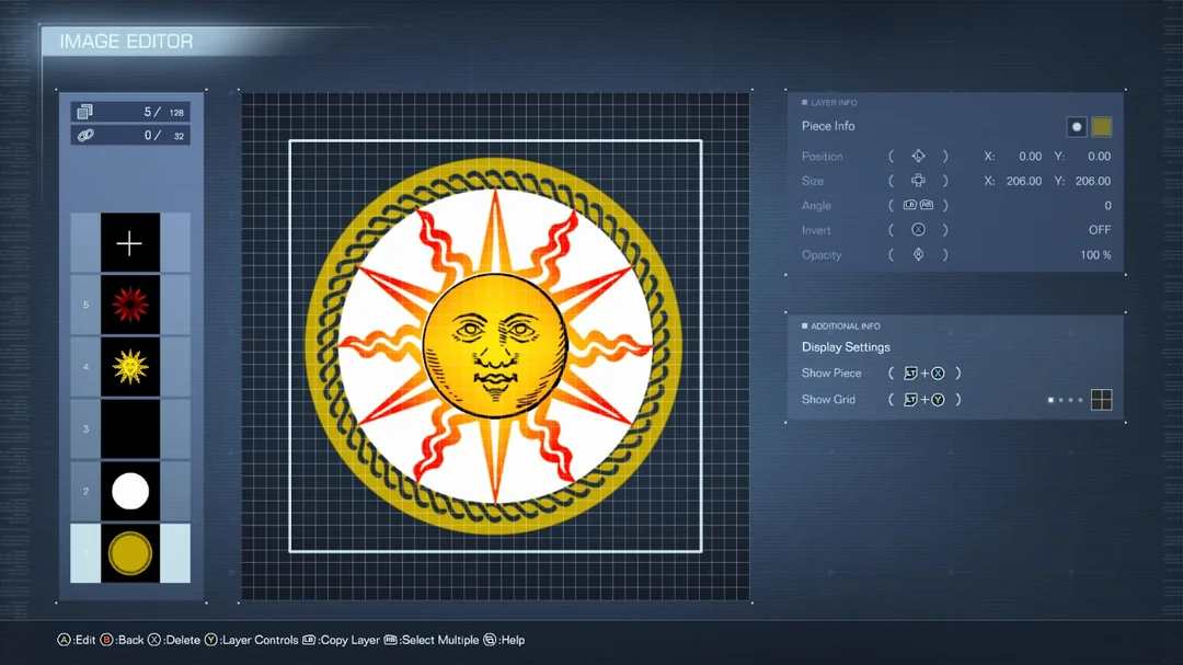 Image of the Sunlight Covenant logo in Armored Core 6