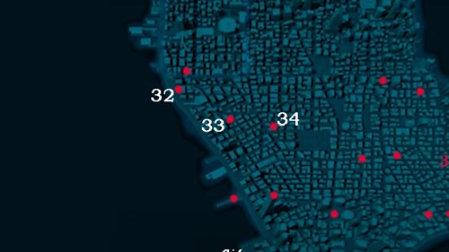 Map of Greenwich locations