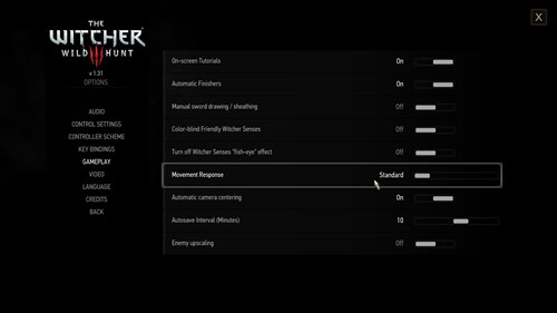 The Witcher 3 Movement Response Explained
