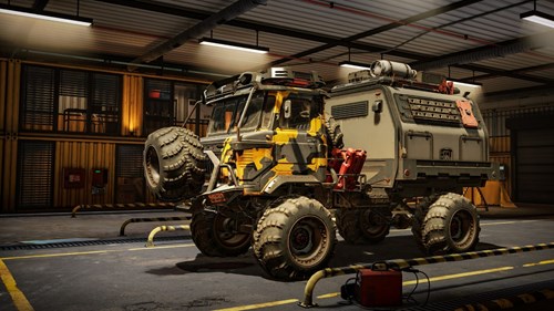 Image of truck customisation in Expeditions: A Mudrunner Game