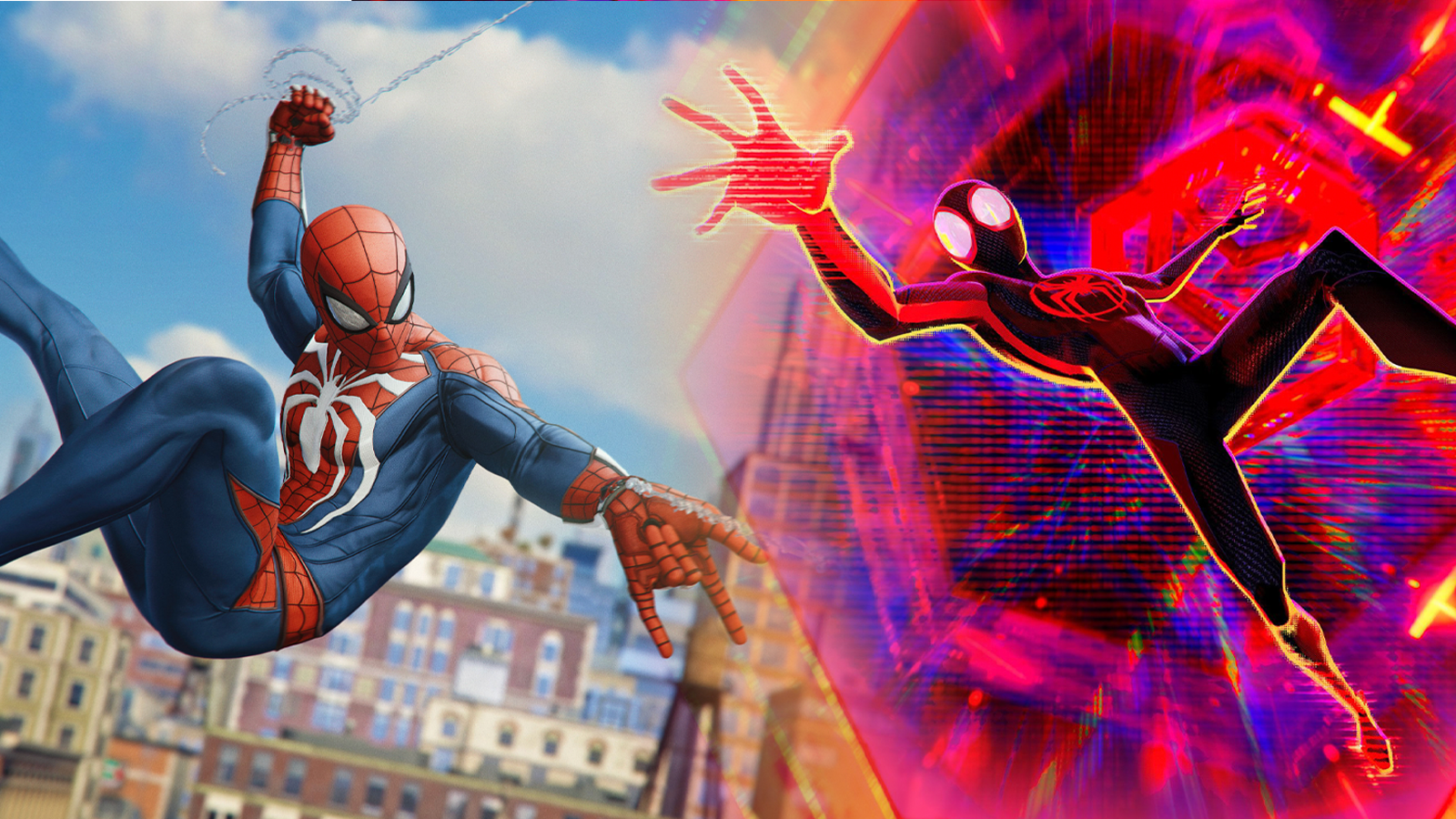 スパイダーヴェース全体にビデオゲームスパイダーマンが詰め込まれています