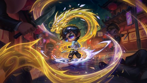 Chibi Prestige Dragon Fist Lee Sin from TFT