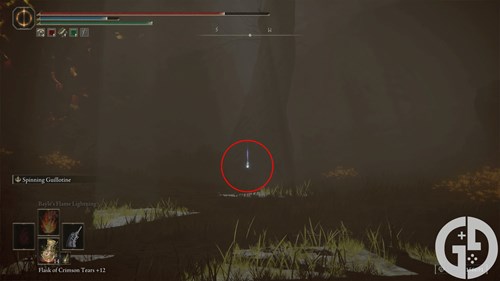 Image of the item drop to the north of the Abyssal Woods Site of Grace in Elden Ring Shadow of the Erdtree