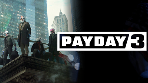 Key art for PAYDAY 3 logo