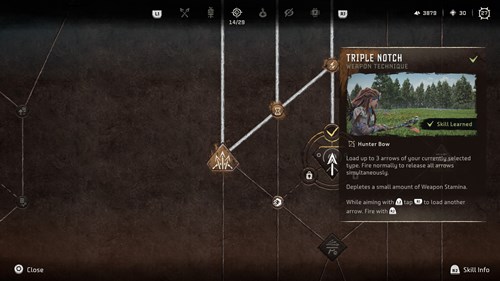 Horizon Forbidden West Best Skills - triple notch