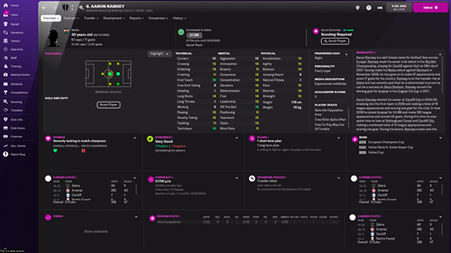 FM22 Aaron Ramsey