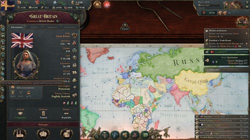 Best Countries To Play In Victoria 3: Great Britain