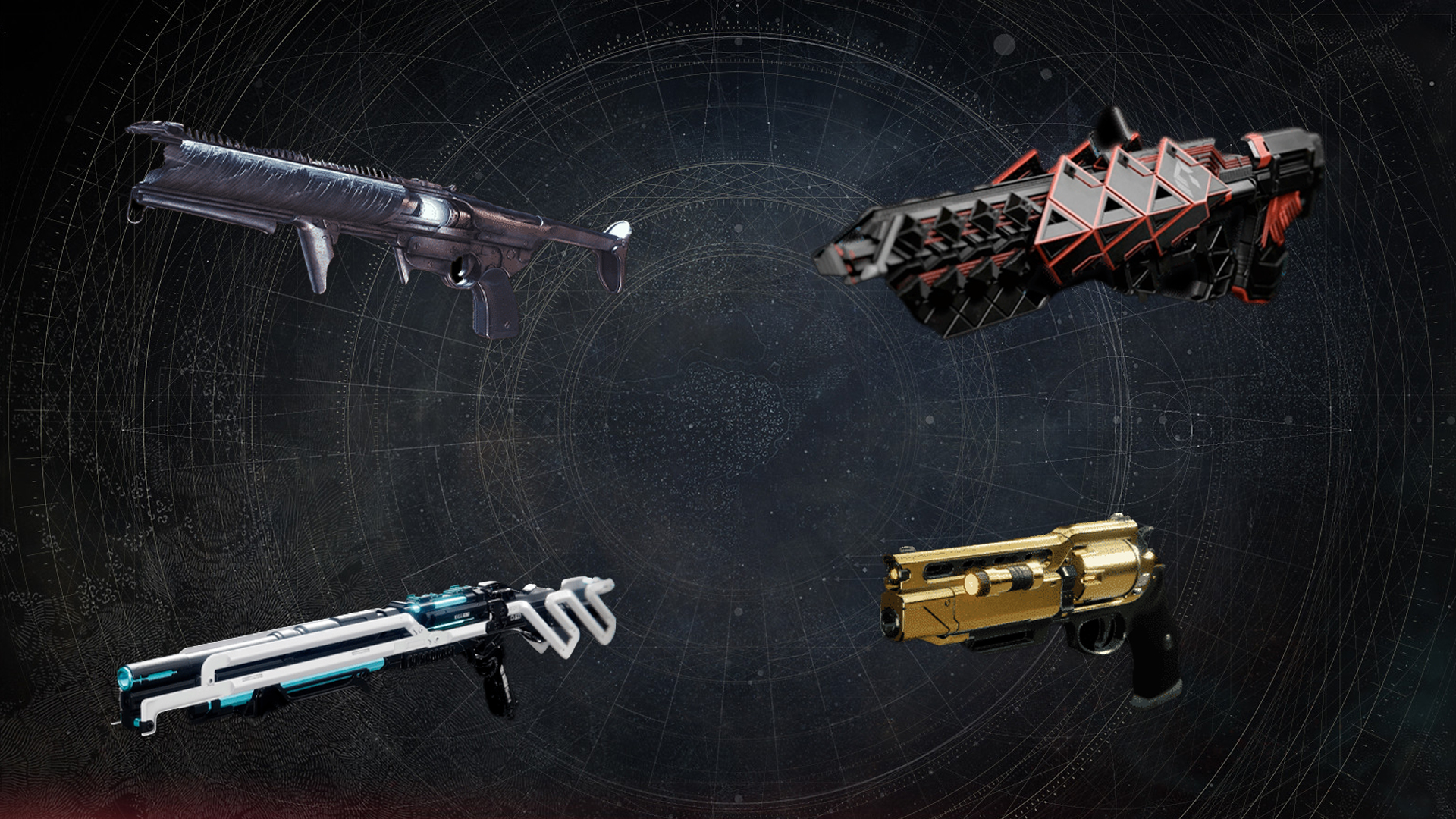 Witherhoard, Outbreak Perfected, Heritage, and Fatebringer weapons, some of the best for PvE in Destiny 2