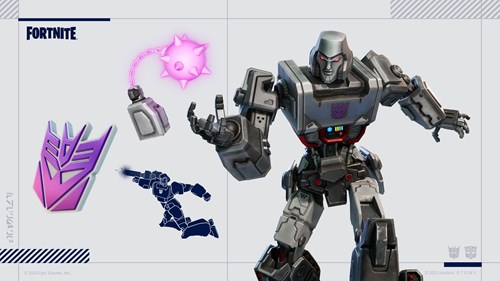 The Megatron Skin in Fortnite