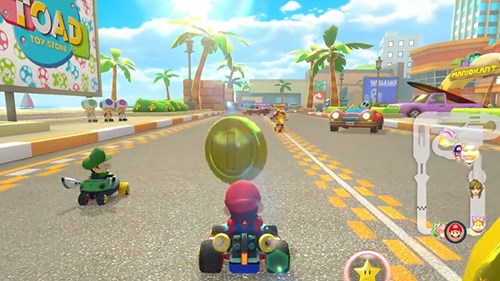 Coconut Mall Mario Kart