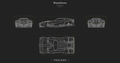 Rocket League Hitboxes car list Dominus hitbox