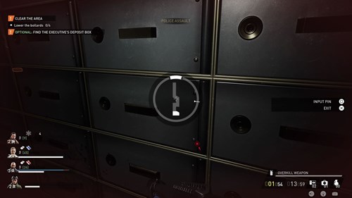 A lockpicking minigame in PAYDAY 3