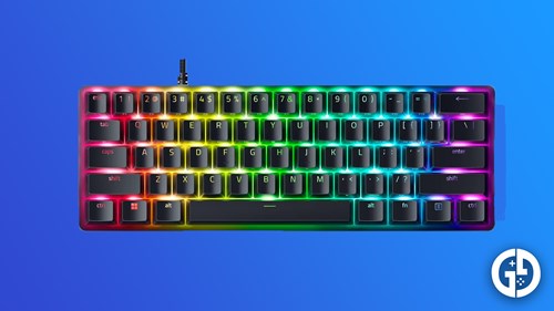 Image of the Razer Huntsman Mini, which is the best 60% Razer gaming keyboard in 2023