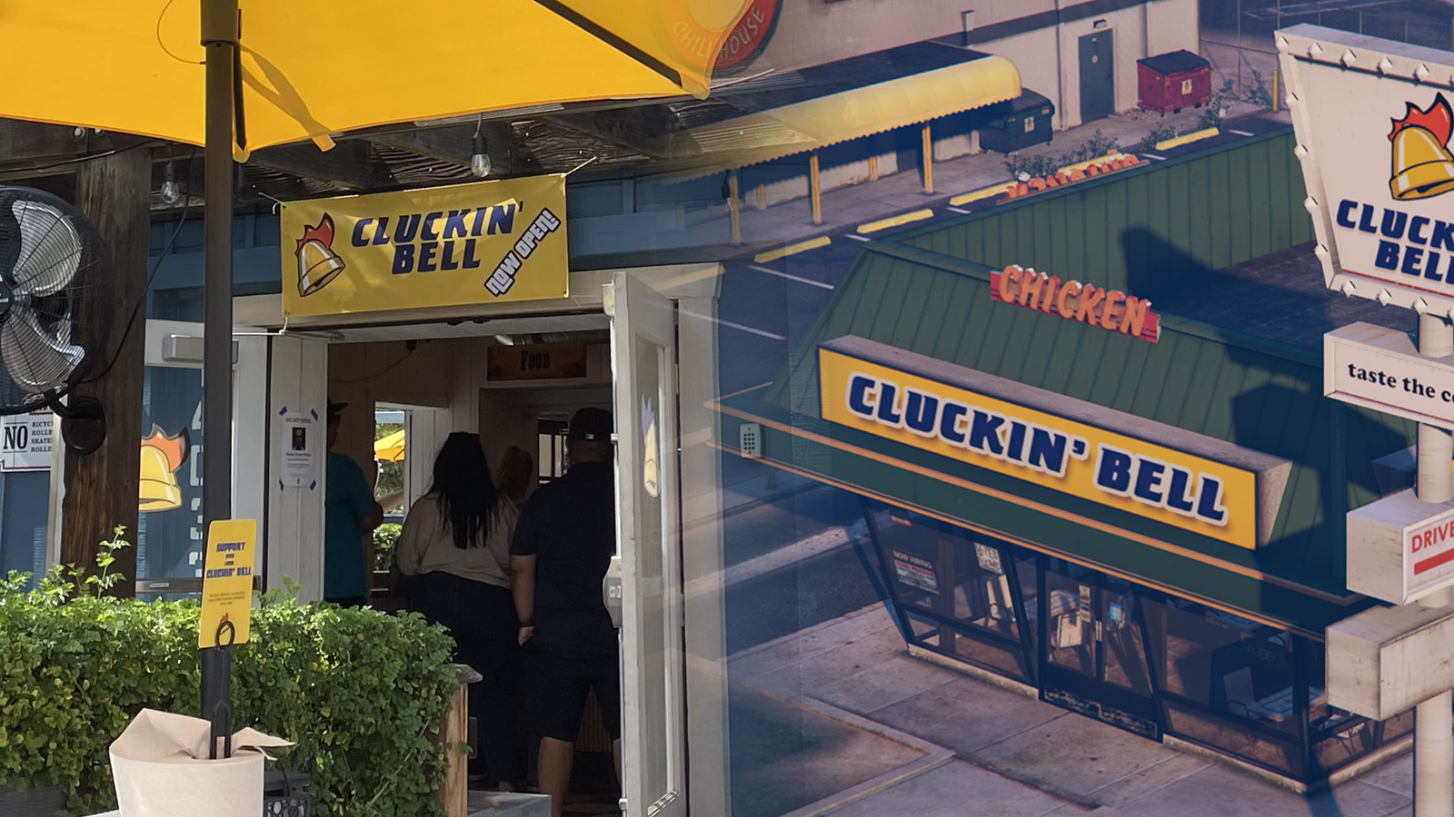 GTAのCluckin 'Bellレストランは実生活でオープンしました