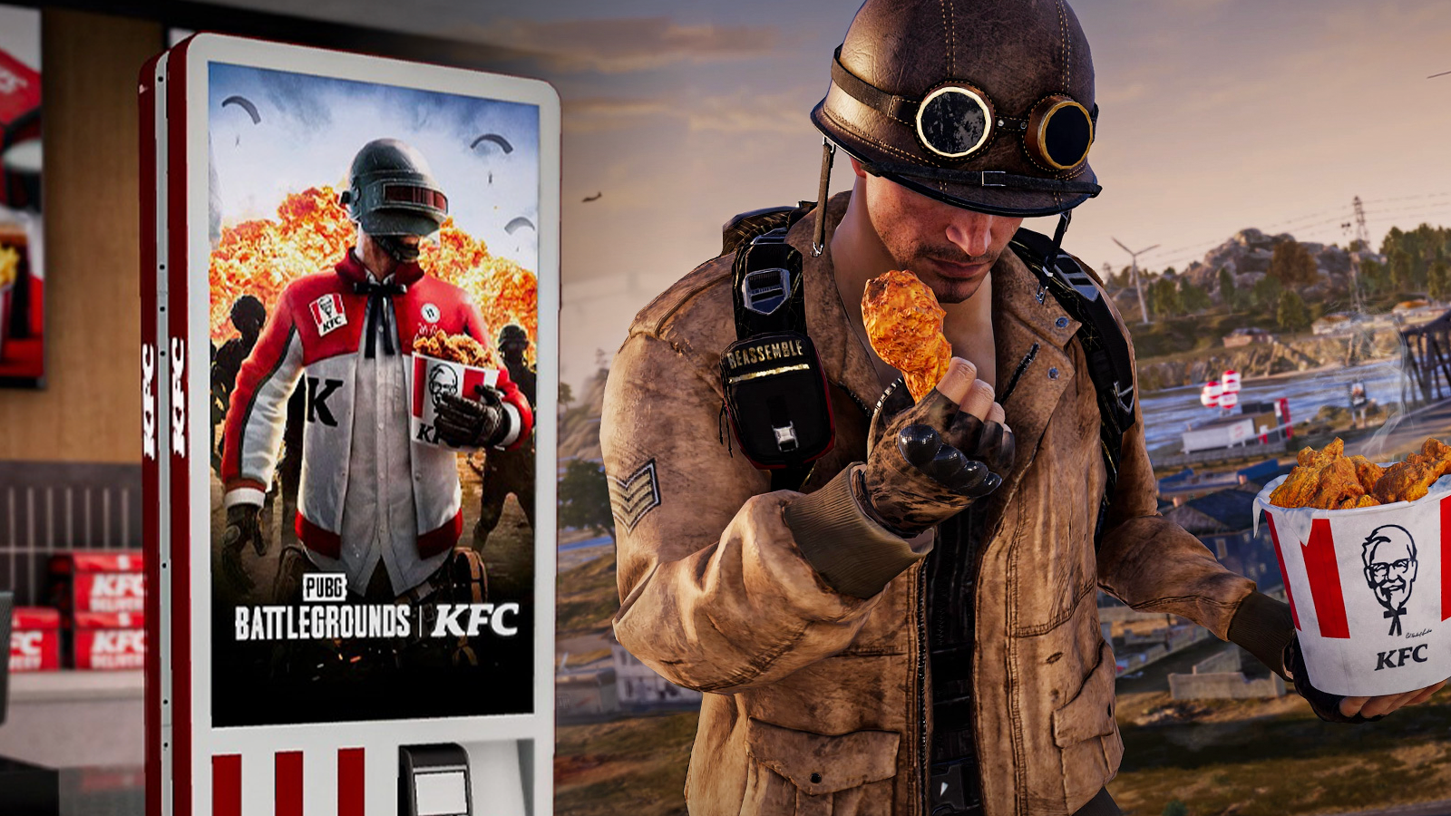 KFCは、PUBGコラボレーションで嵐を作り上げます