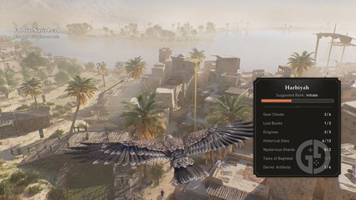 using Enkidu to find Dervis' Artifacts in Assassin's Creed: Mirage