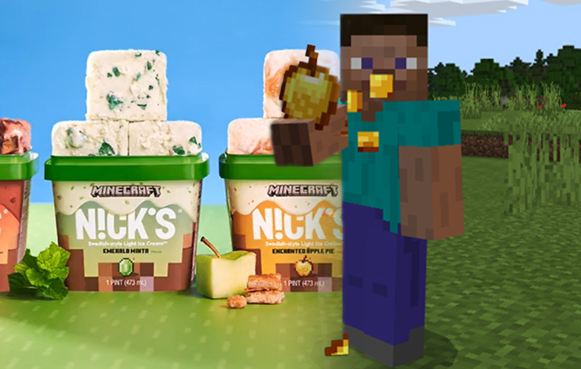 Minecraftアイスクリームはあなたが実際に買うことができる本当のものです