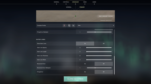 Best VALORANT Crosshair Settings