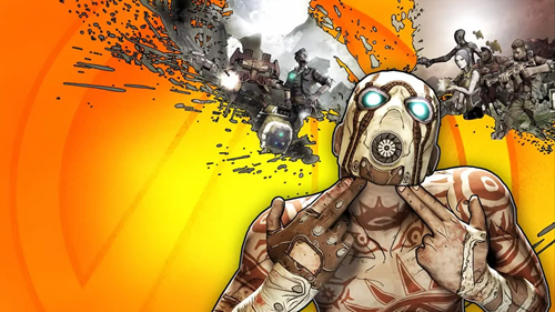 The key art for Borderlands 2.