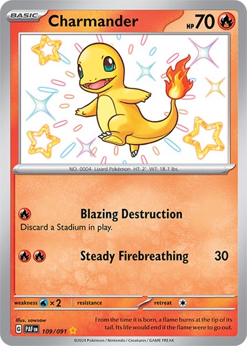 Shiny Charmander card