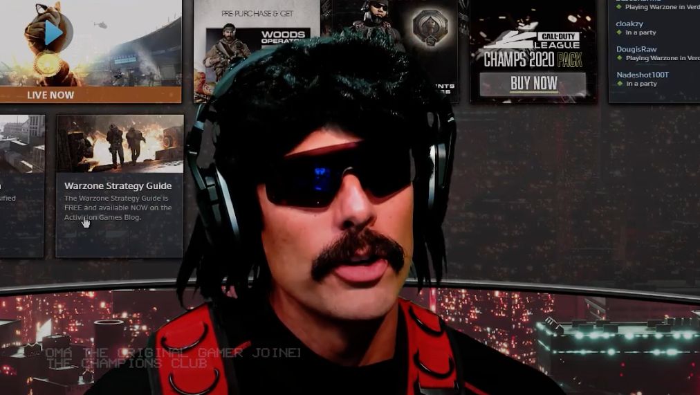 Dr Disrespect Ban