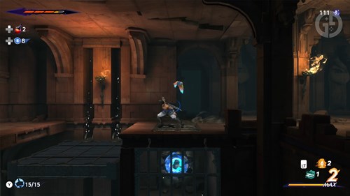 the elevator you need to use in the Ancient Power Unearthed quest in Prince of Persia: The Lost Crown