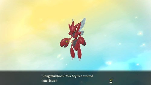 how to evolve Scyther in Pokemon Legends Arceus: Evolving Scyther into Scizor