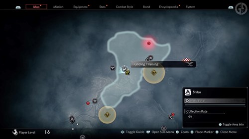 Gliding training map location to get a foreign book in Rise of the Ronin