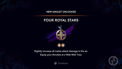 Four Royal Stars amulet in Prince of Persia: The Lost Crown