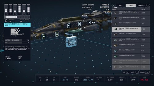 a Shielded Cargo Hold, which lets you smuggle contraband in Starfield