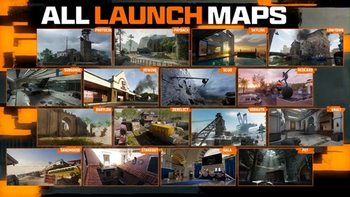 Image of the Black Ops 6 launch maps