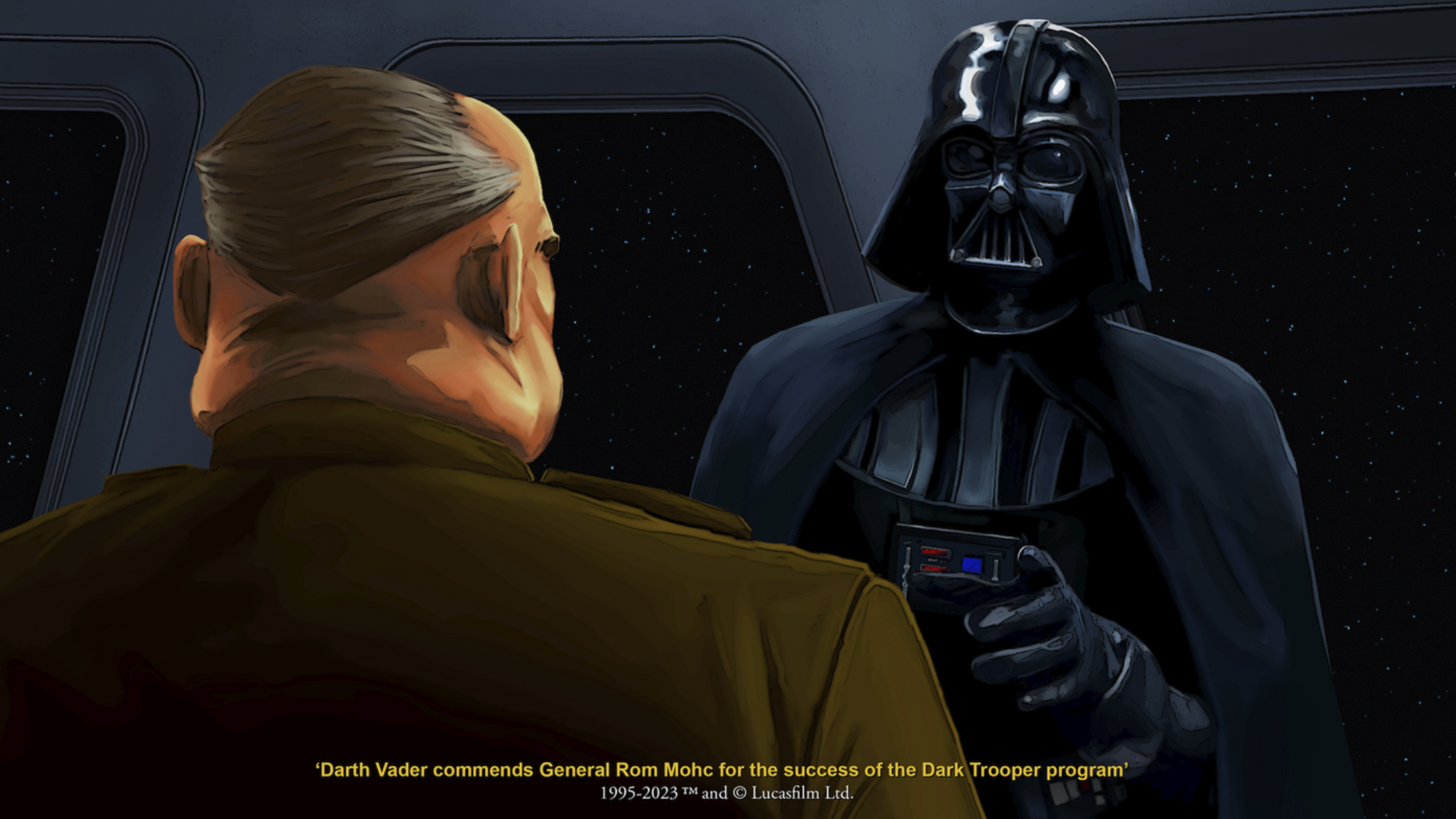 A screenshot of the Star Wars Dark Forces Remaster