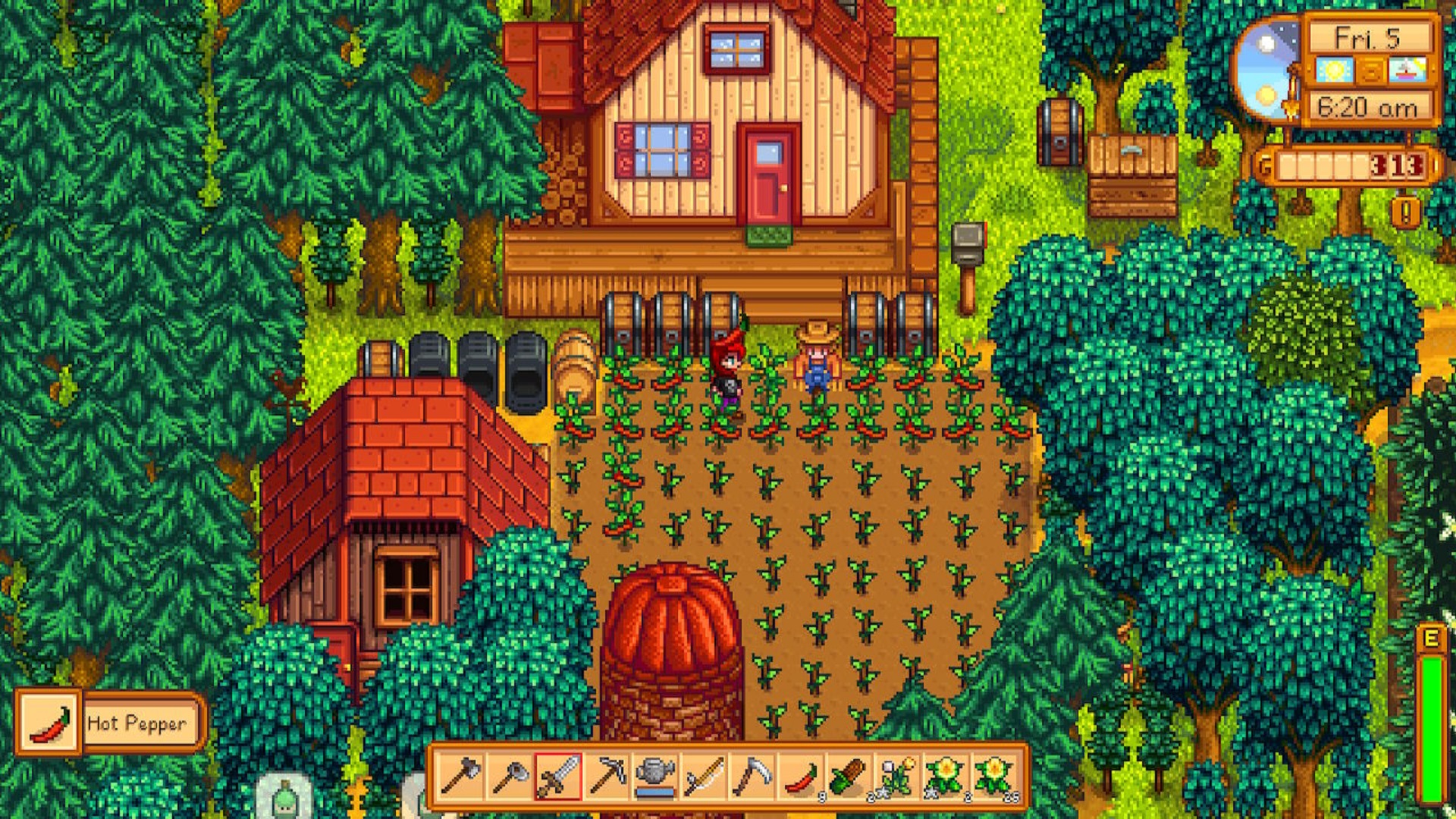 Stardew Valley farm screenshot, one of the best games on apple arcade