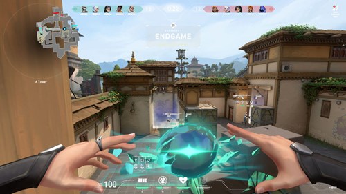 Image of Sage gameplay in VALORANT