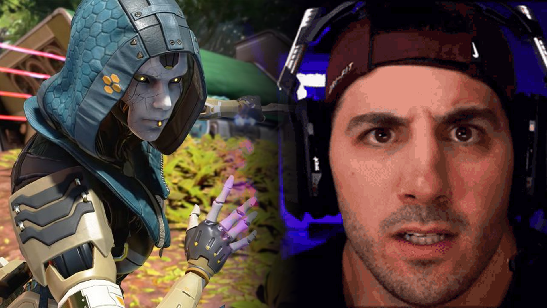 Apex Legends TrioのNickmercs Eyes 'Small Streamer」