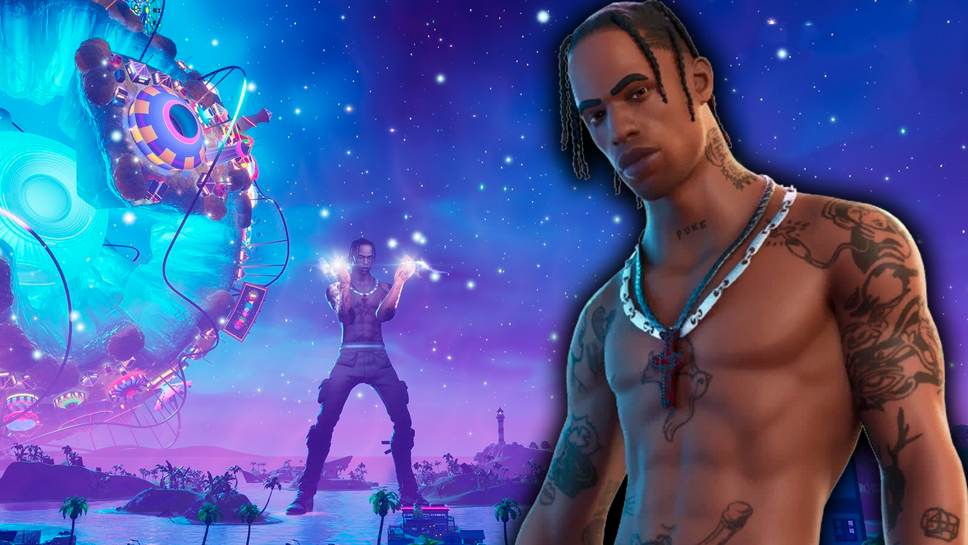 Fortniteには、Travis Scottのファンにとって悪いニュースがあります