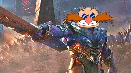 Doctor Robotnik as Thanos