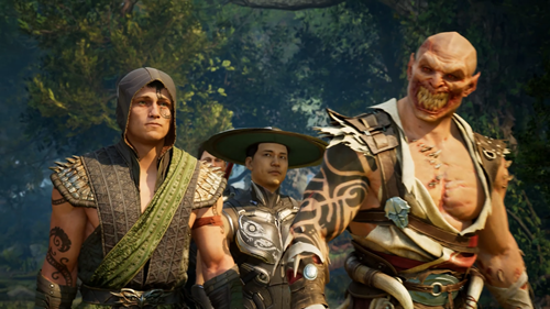 Reptile, Baraka and Kung lao in Mortal Kombat 1