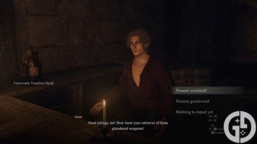 Image of unlocking the Warrior and Sorcerer Vocations in Dragon's Dogma 2