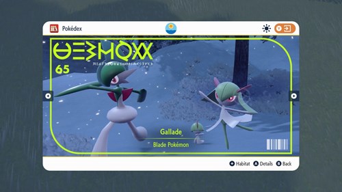 evolve kirlia into gallade pokemon scarlet violet pokedex