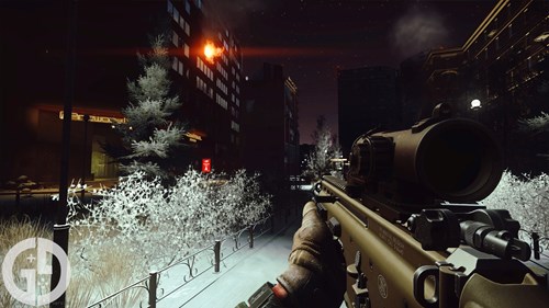 Image of Ground Zero with the SCAR-L equipped in Escape from Tarkov