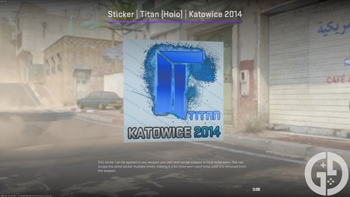 Image of the Titan Holo Katowice 2014 skin in CS2