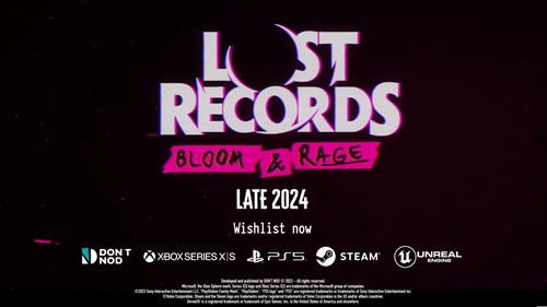 Screenshot showing the platforms Lost Records will be on