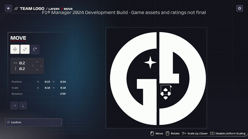 Creating the GGRecon logo in F1 Manager 2024