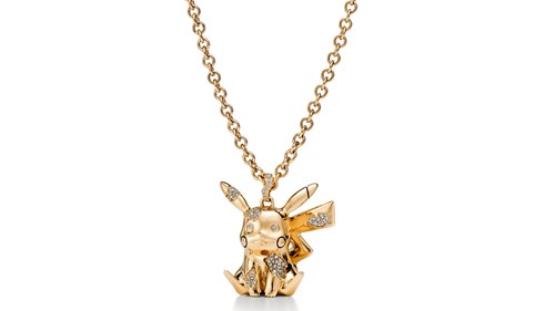 Tiffany gold Pikachu Pokemon collection