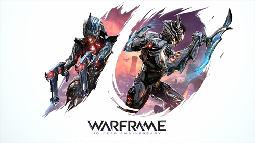 Warframe 10 year anniversary key art