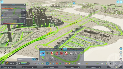 Image of the new traffic tools in Cities Skylines 2