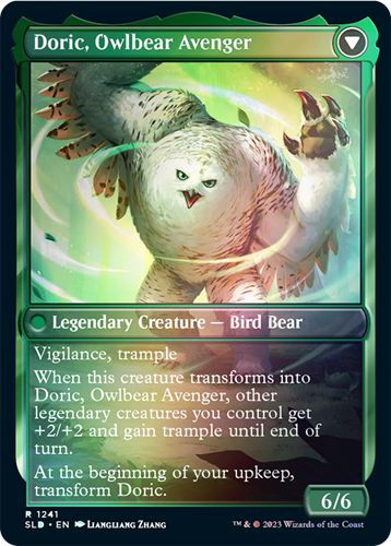 Doric, Owlbear Avenger DnD Magic the Gathering card