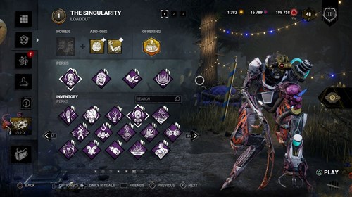 The Speedy Singularity build in Dead by Daylight